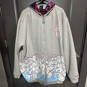 Vintage Y2K Miskeen Reversible Art Unisex Hoodie